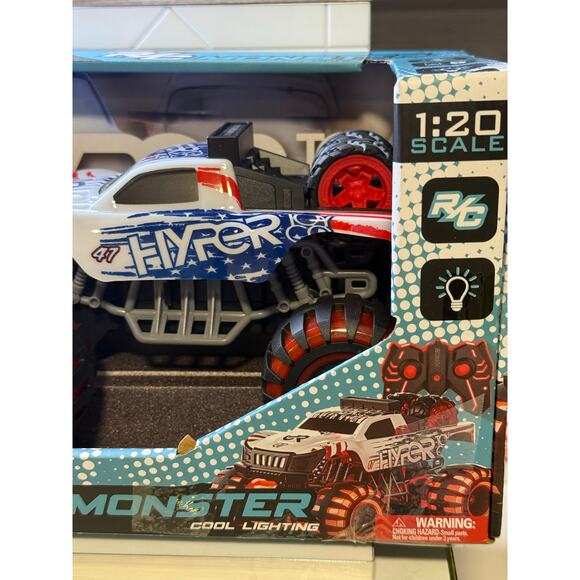 Hyper Toy Co. 1:20 Scale RC Monster Cool Lighting Truck Remote Control - NEW - Picture 5 of 9